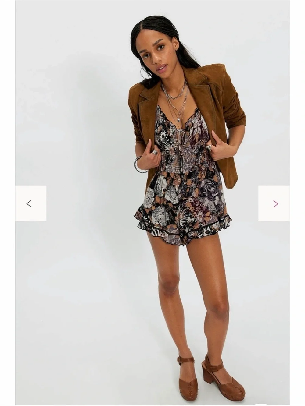 Free People Free As A Bird Romper New Was $148 Small